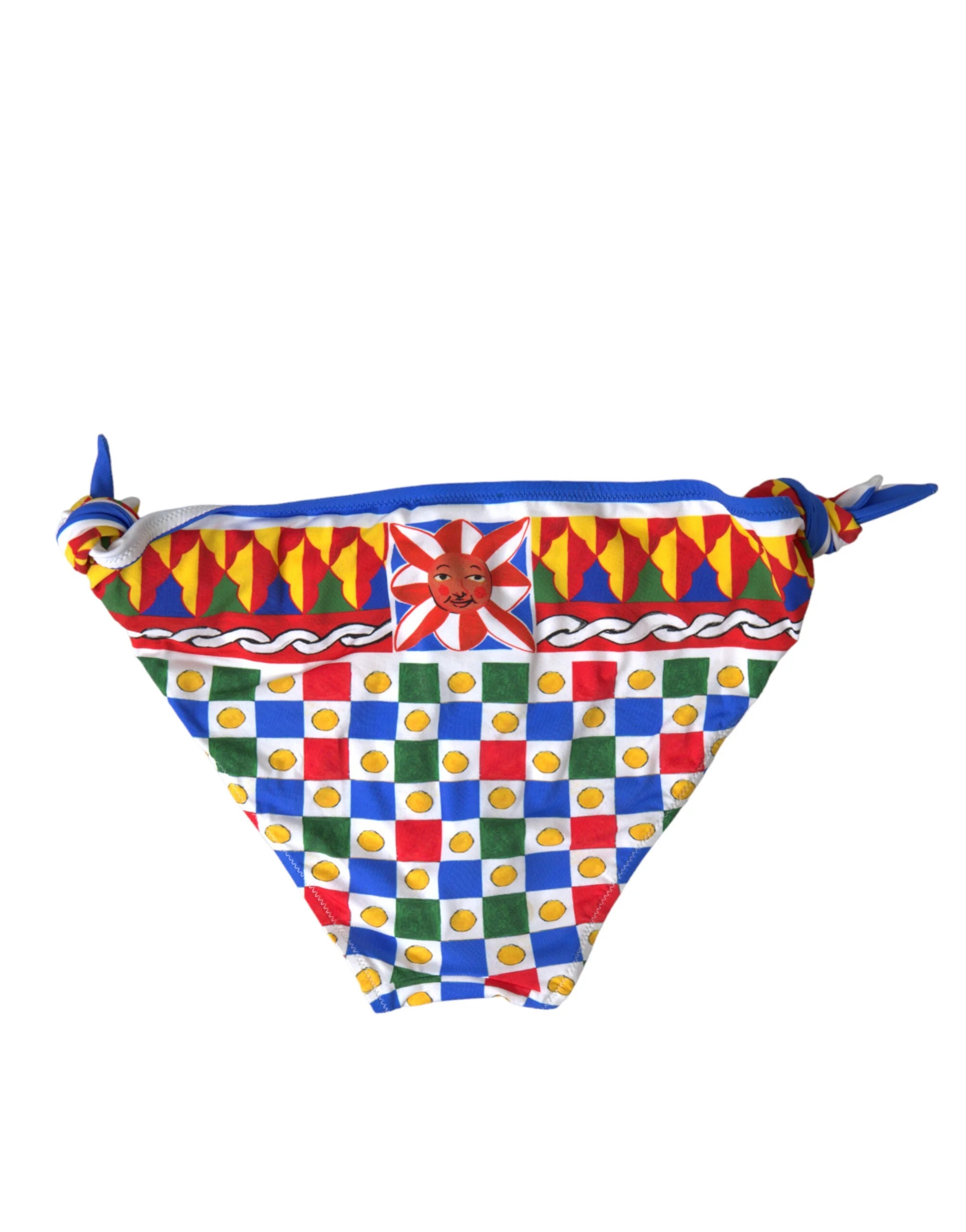 Dolce & Gabbana Multicolor Carretto Bottom Swim Beachwear Bikini - IT3 | M - Classic Bikinis