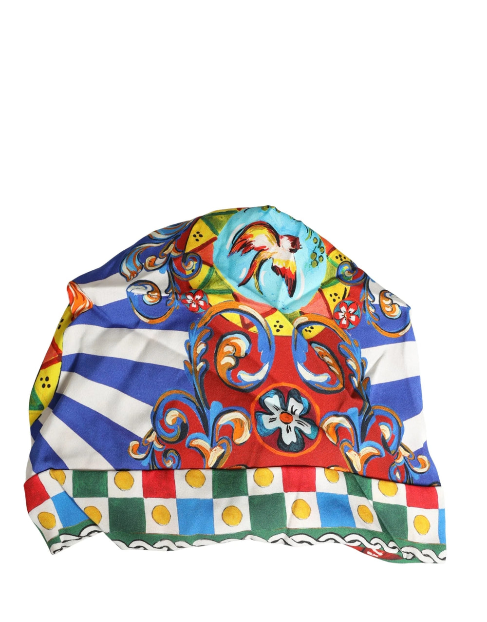 Dolce & Gabbana Multifärg Carretto Mönster Turban Huvudbonad Hatt - Turbiner