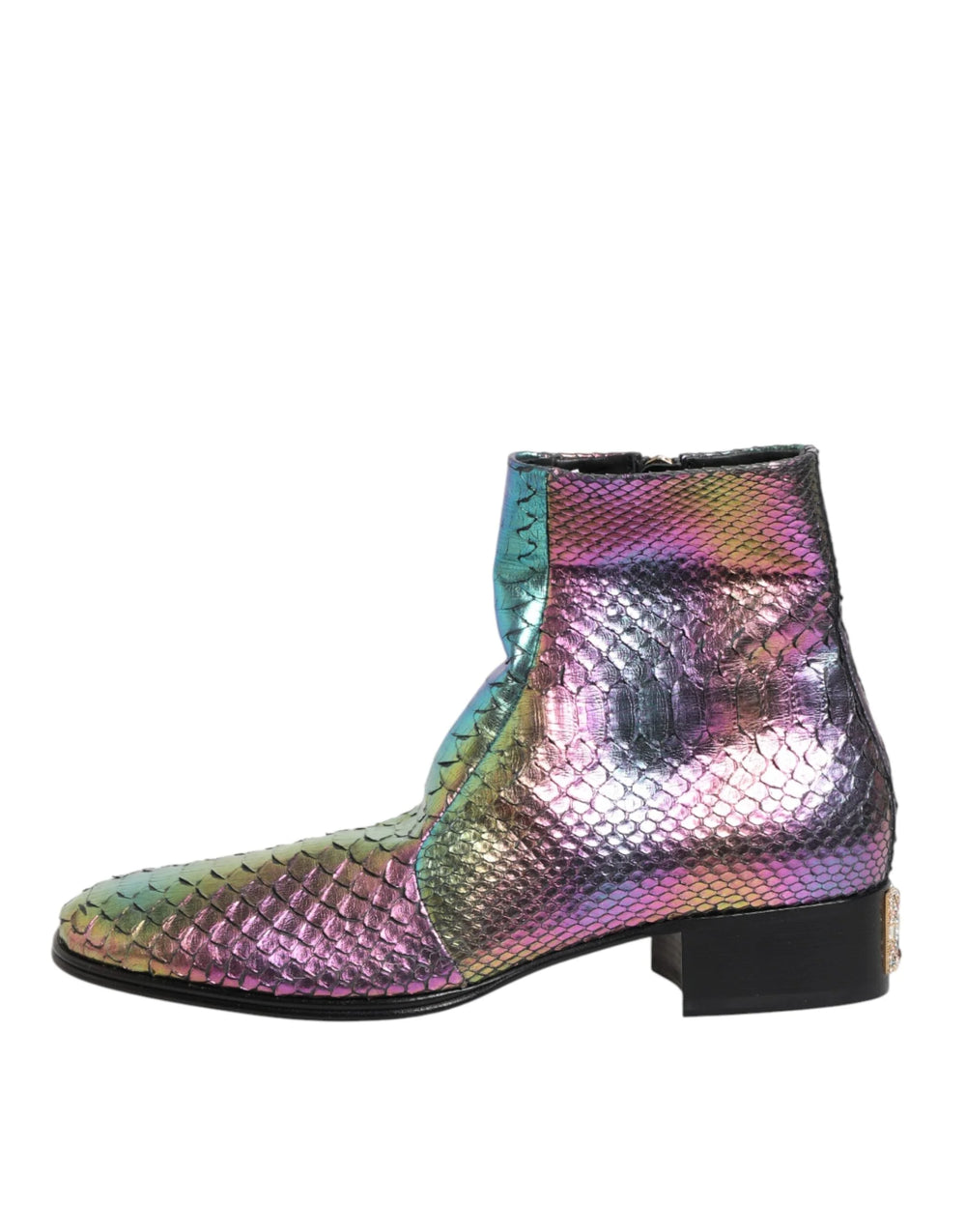 Dolce & Gabbana Multicolor Chelsea Short Ankle Boots Shoes - EU43/US10 - Boots