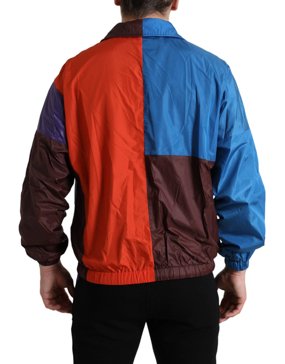 Dolce & Gabbana Multicolor Color Windbreaker Jacket - Windbreakers