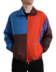Dolce & Gabbana Multicolor Color Windbreaker Jacket - Windbreakers