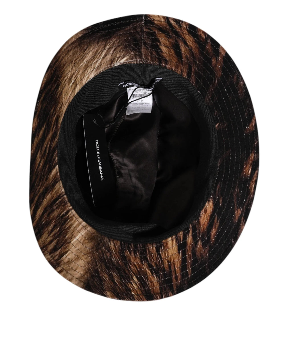 Dolce & Gabbana Multicolor Cotton Blend Fedora Capello Men Hat - 57 cm|S - Fedoras