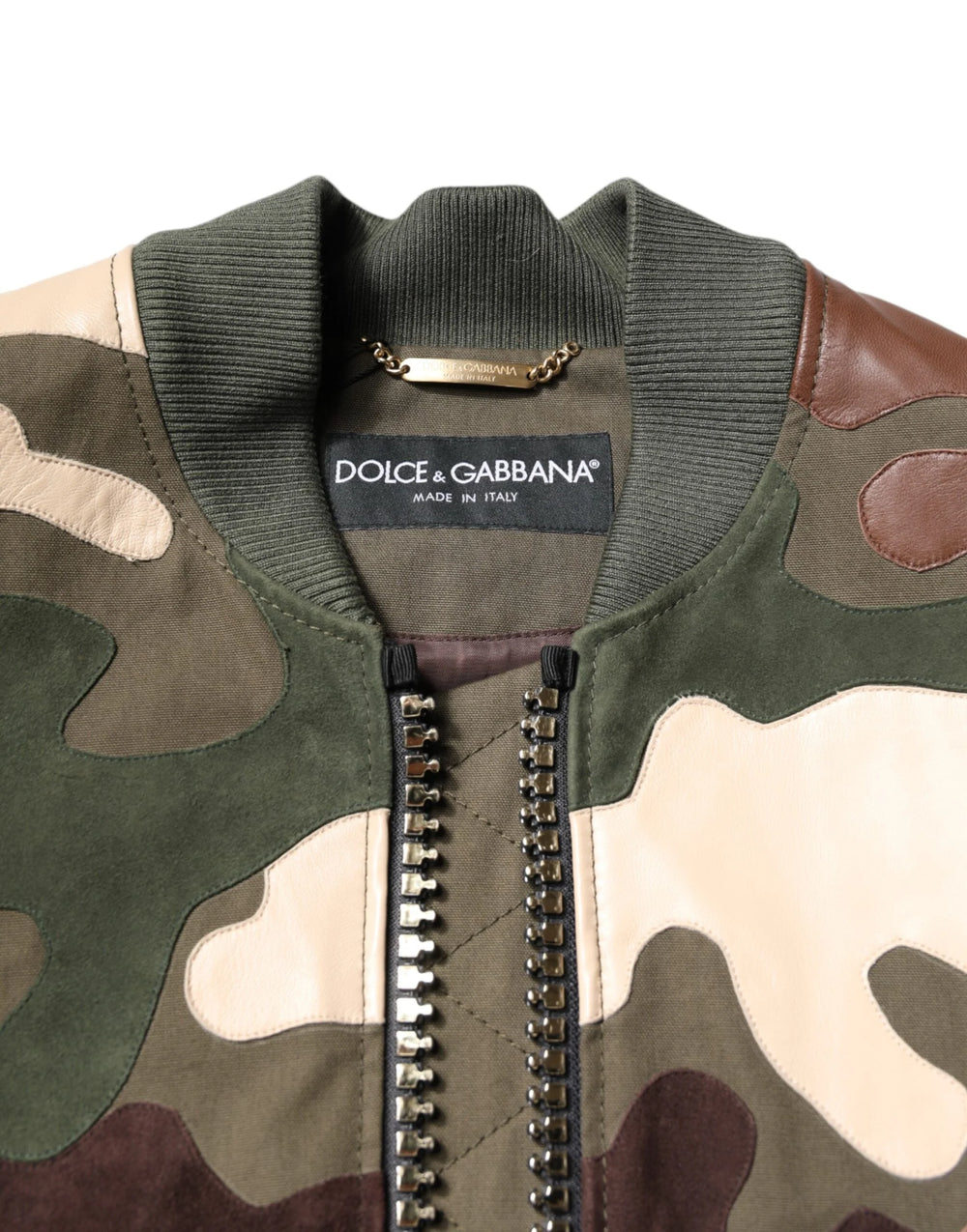 Dolce & Gabbana Multicolor Cotton Bomber Full Zip Jacket - IT52 | XL - Bomber Jackets