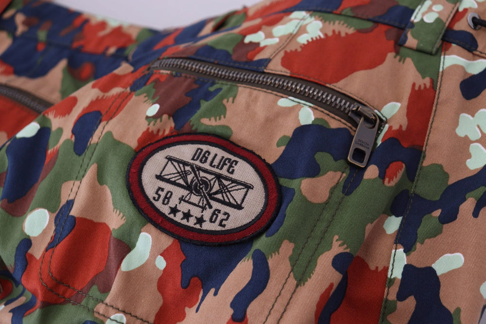Dolce & Gabbana Multicolor Cotton Camouflaged Cargo Shorts - IT48 | M - Cargo Shorts