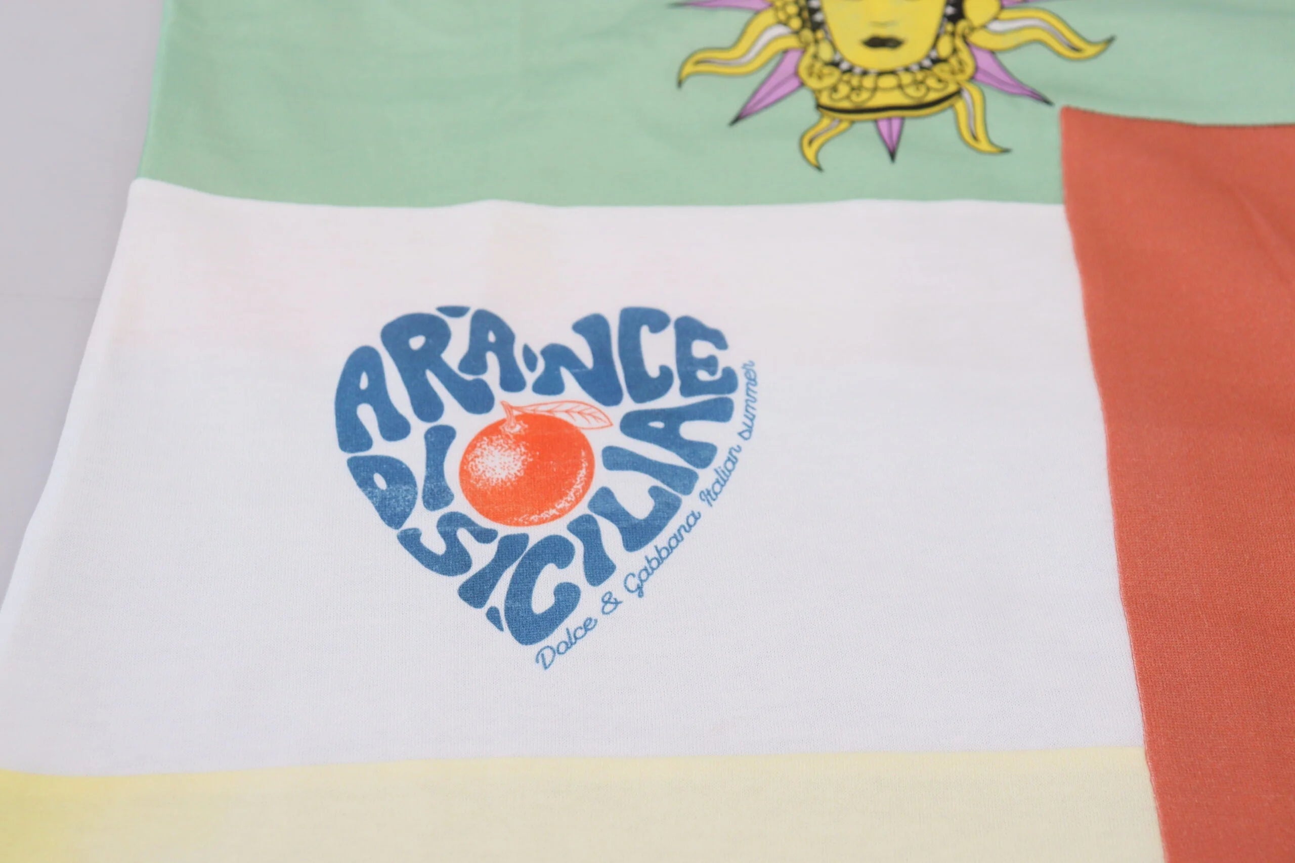 Dolce & Gabbana Multicolor Cotton DG Love Patchwork - T-Shirts