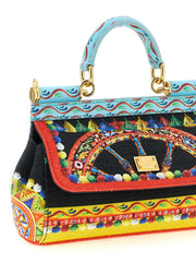 Dolce & Gabbana Multicolor Cotton Handbag