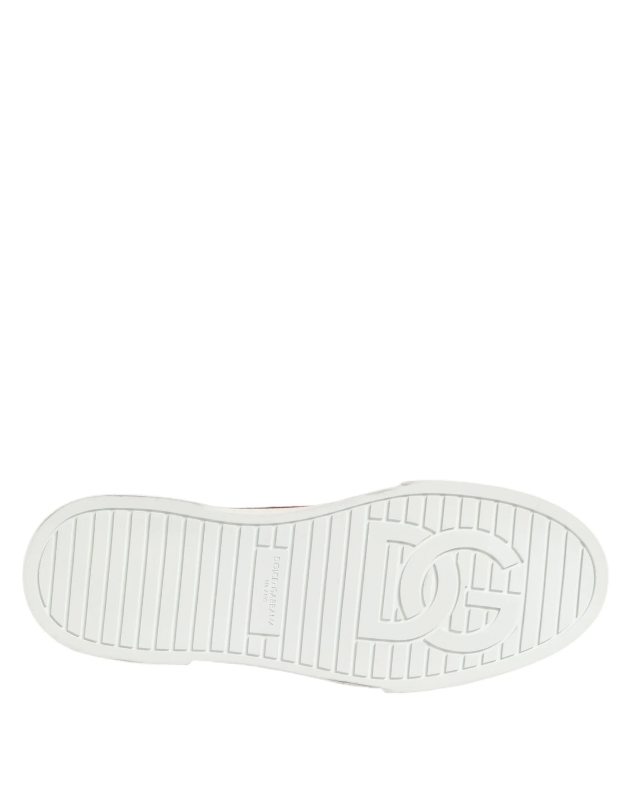 Dolce & Gabbana Multicolor Cotton High Top Men Sneakers Shoes - Sneakers