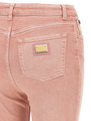 Dolce & Gabbana Multicolor Cotton High-Waisted Jean