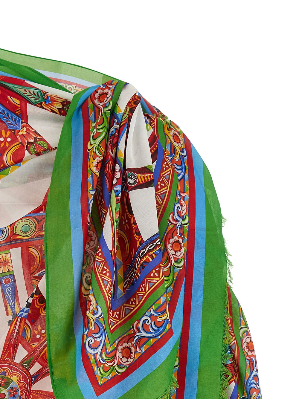 Dolce & Gabbana Multicolor Cotton Long Skirt - One Size