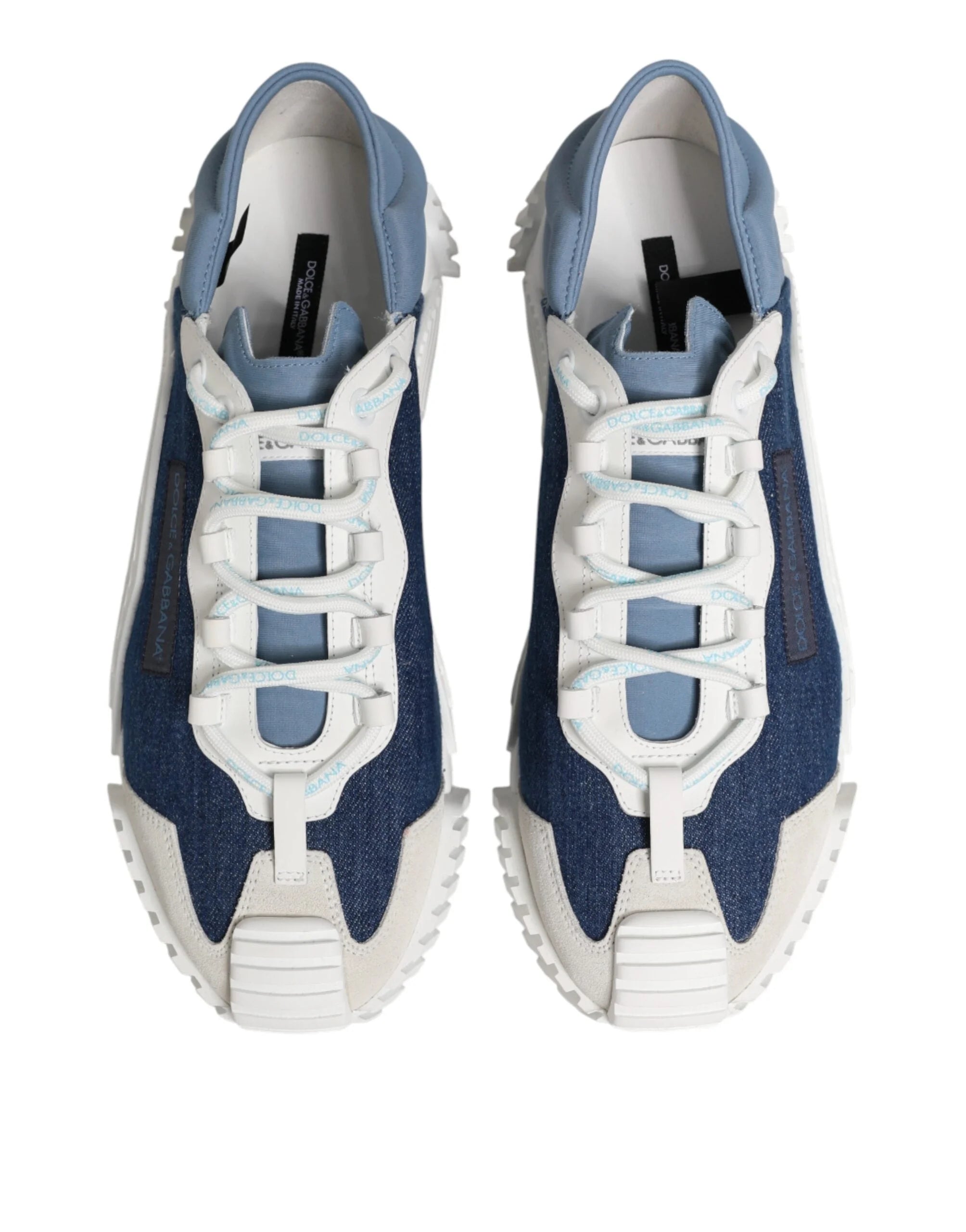 Dolce & Gabbana Multicolor Cotton Low Top NS1 Sneakers Shoes - EU45/US12