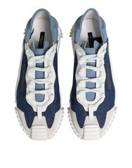 Dolce & Gabbana Multicolor Cotton Low Top NS1 Sneakers Shoes - EU45/US12