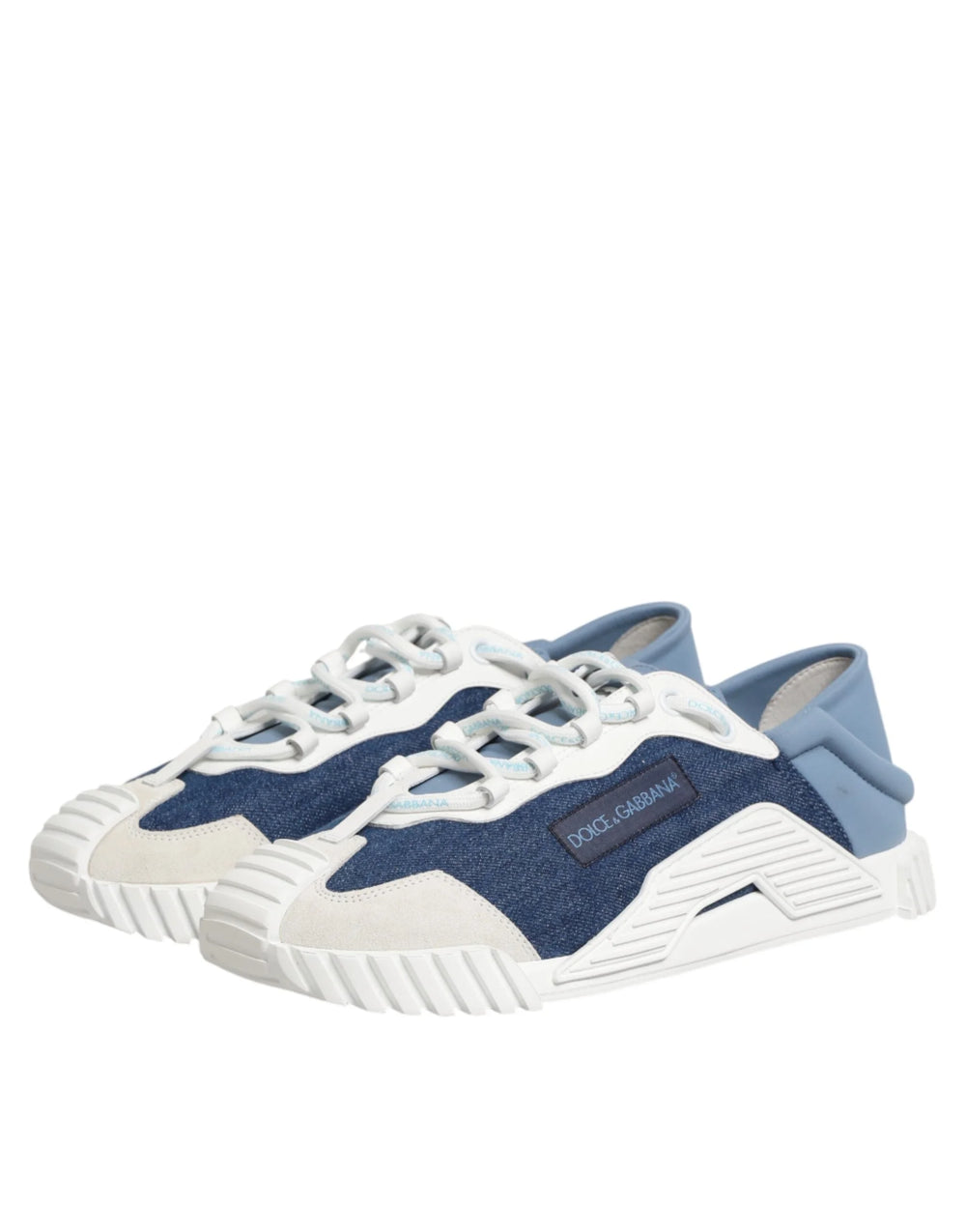 Dolce & Gabbana Multicolor Cotton Low Top NS1 Sneakers Shoes - EU45/US12