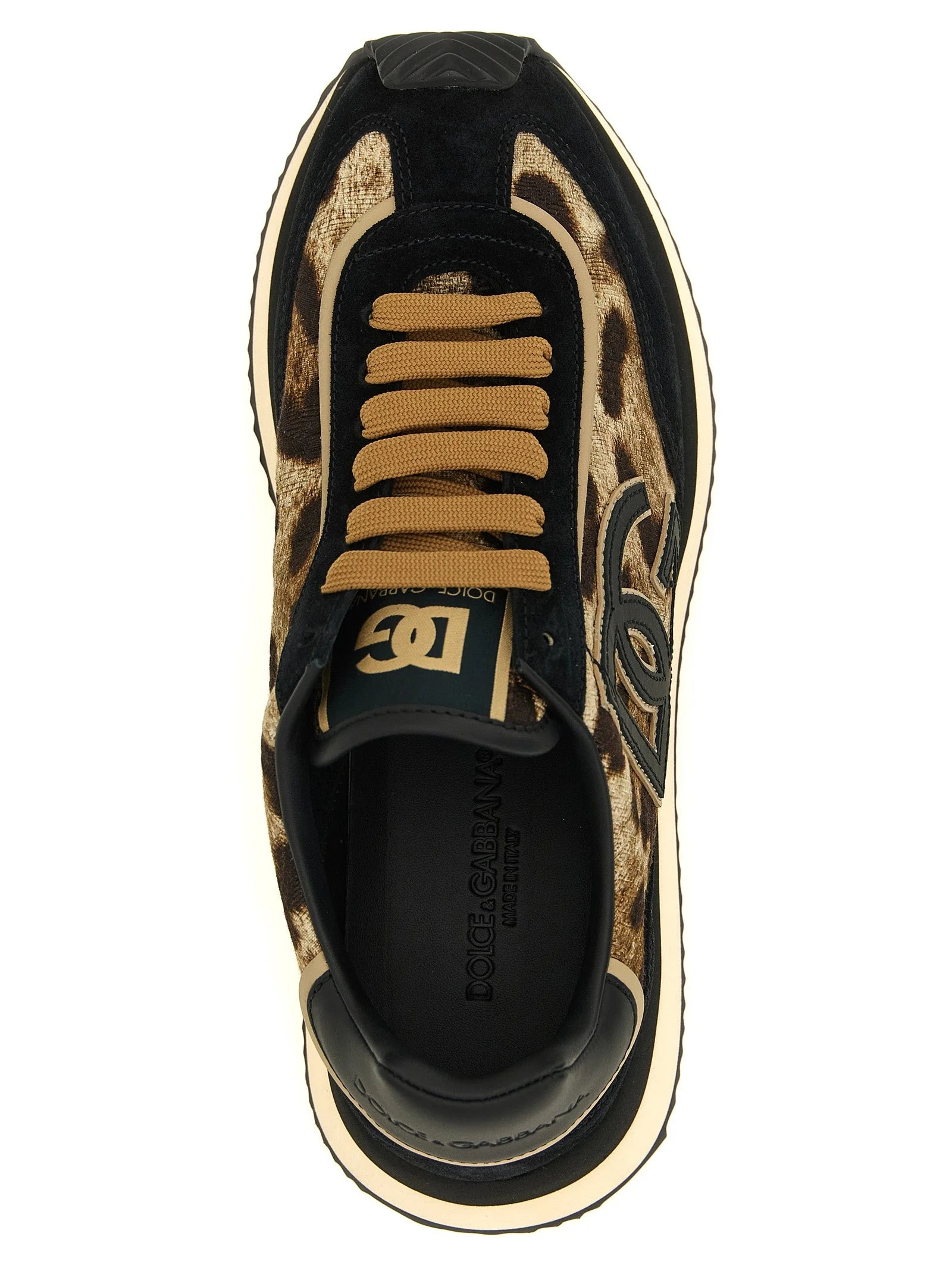 Dolce & Gabbana Multicolor Cotton Low Top Sneakers - EU39/US9