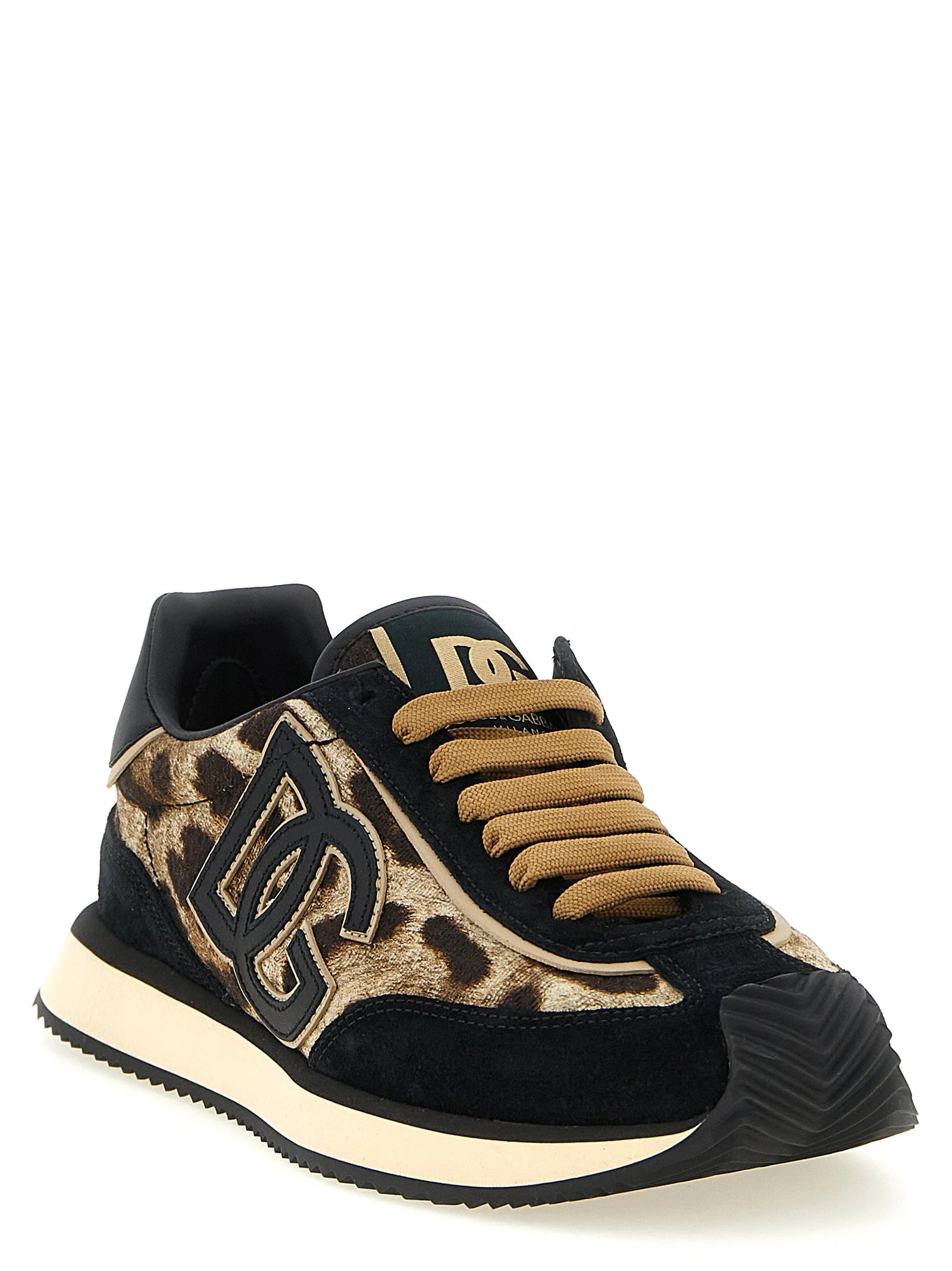 Dolce & Gabbana Multicolor Cotton Low Top Sneakers - EU39/US9