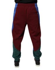 Dolce & Gabbana Multicolor Cotton Men Jogger Sweatpants Pants - IT48 | M - Joggers