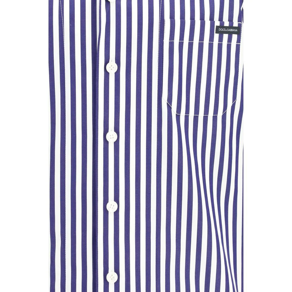 Dolce & Gabbana Multicolor Cotton Pattern Shirt