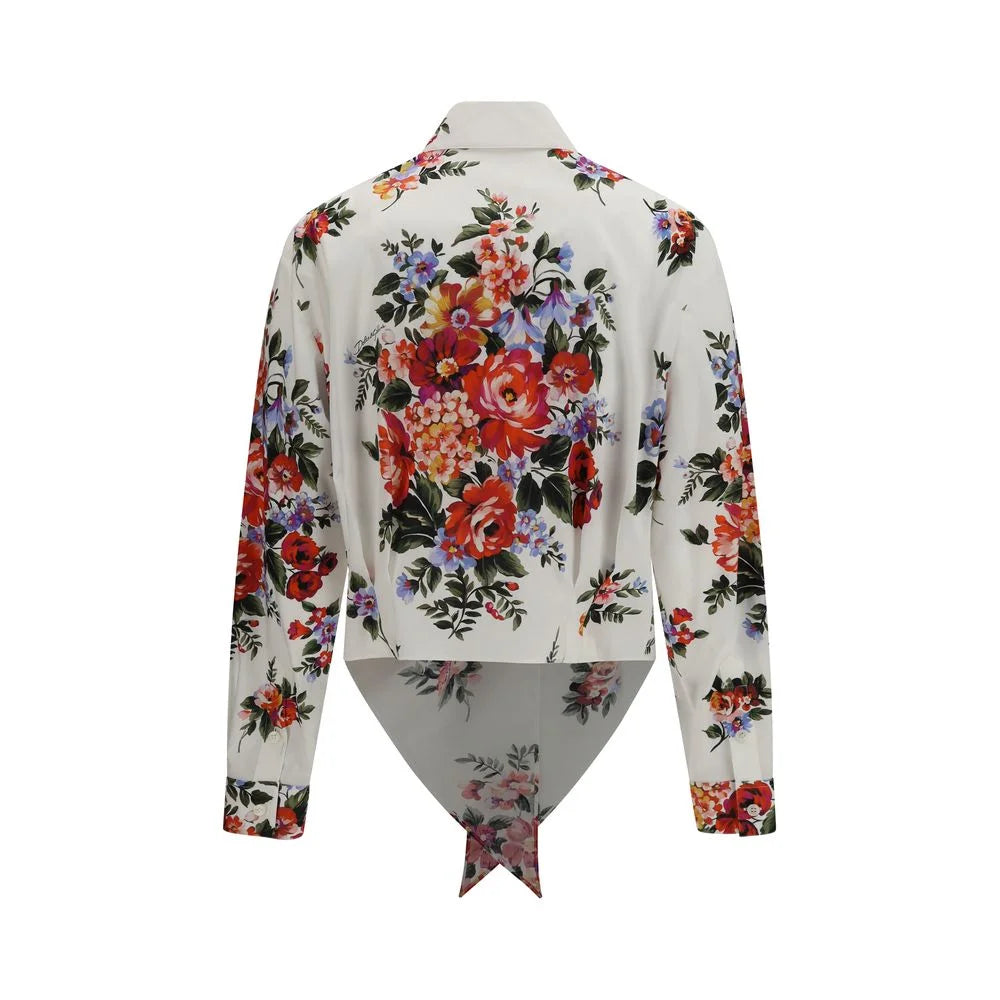 Dolce & Gabbana Multicolor Cotton Pattern Shirt - IT42 | L