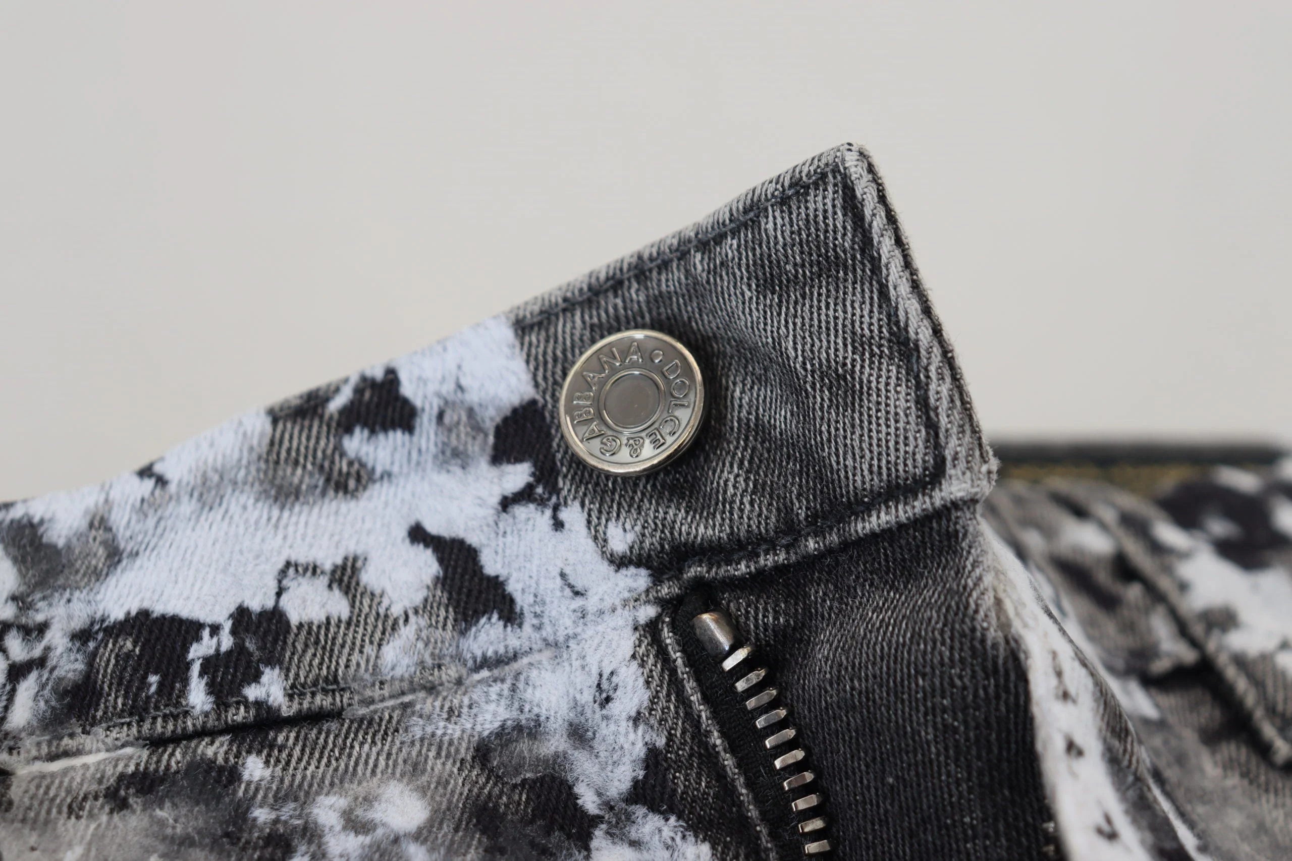 Dolce & Gabbana Multicolor Cotton Tie Dye Skinny Denim Jeans - IT50 | L - Jeans