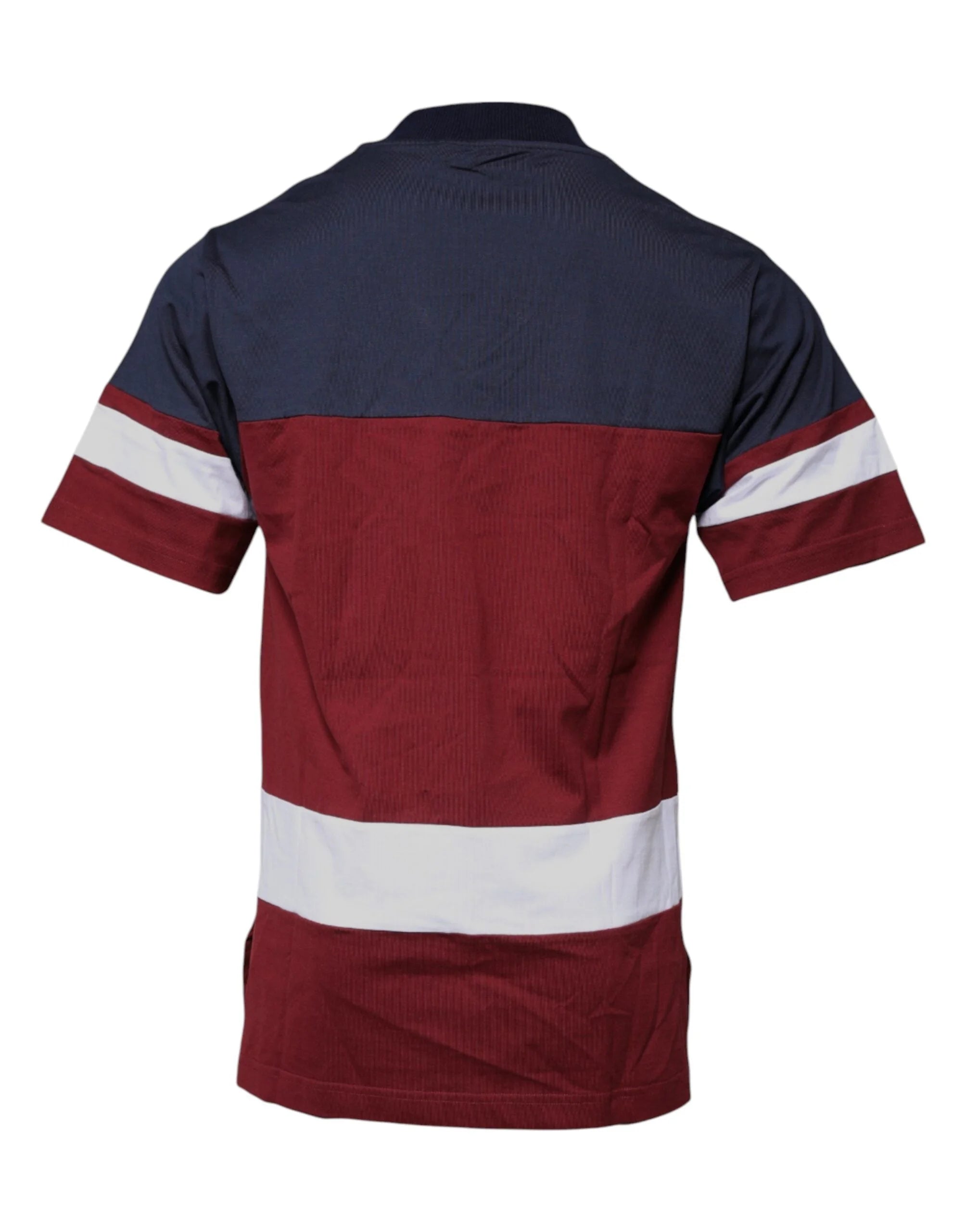 Dolce & Gabbana Multicolor Cotton Vneck Short Sleeve T-shirt - IT46 | S - T-Shirts