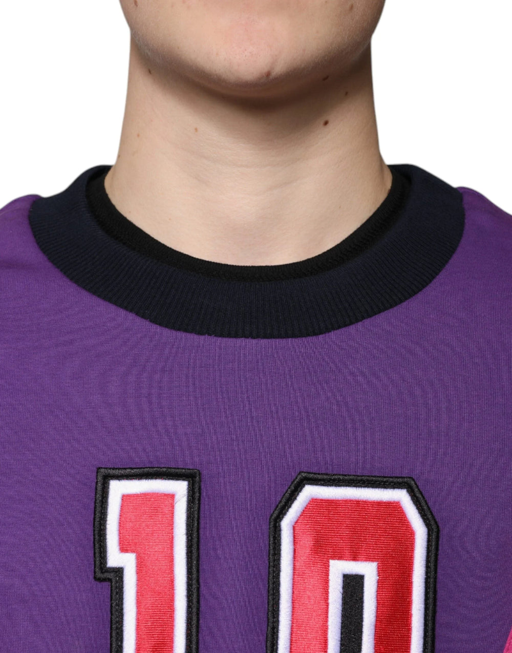 Dolce & Gabbana Multicolor Crew Neck Men Sweatshirt Sweater - IT54 | XL - Sweatshirts