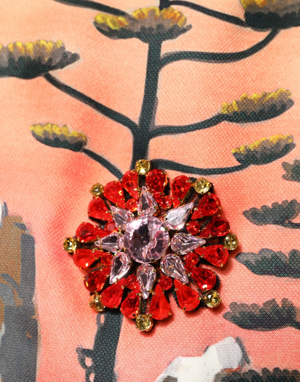 Dolce & Gabbana Multicolor Crystal Embellished A-line Mini Dress - IT38 | XS - Dresses