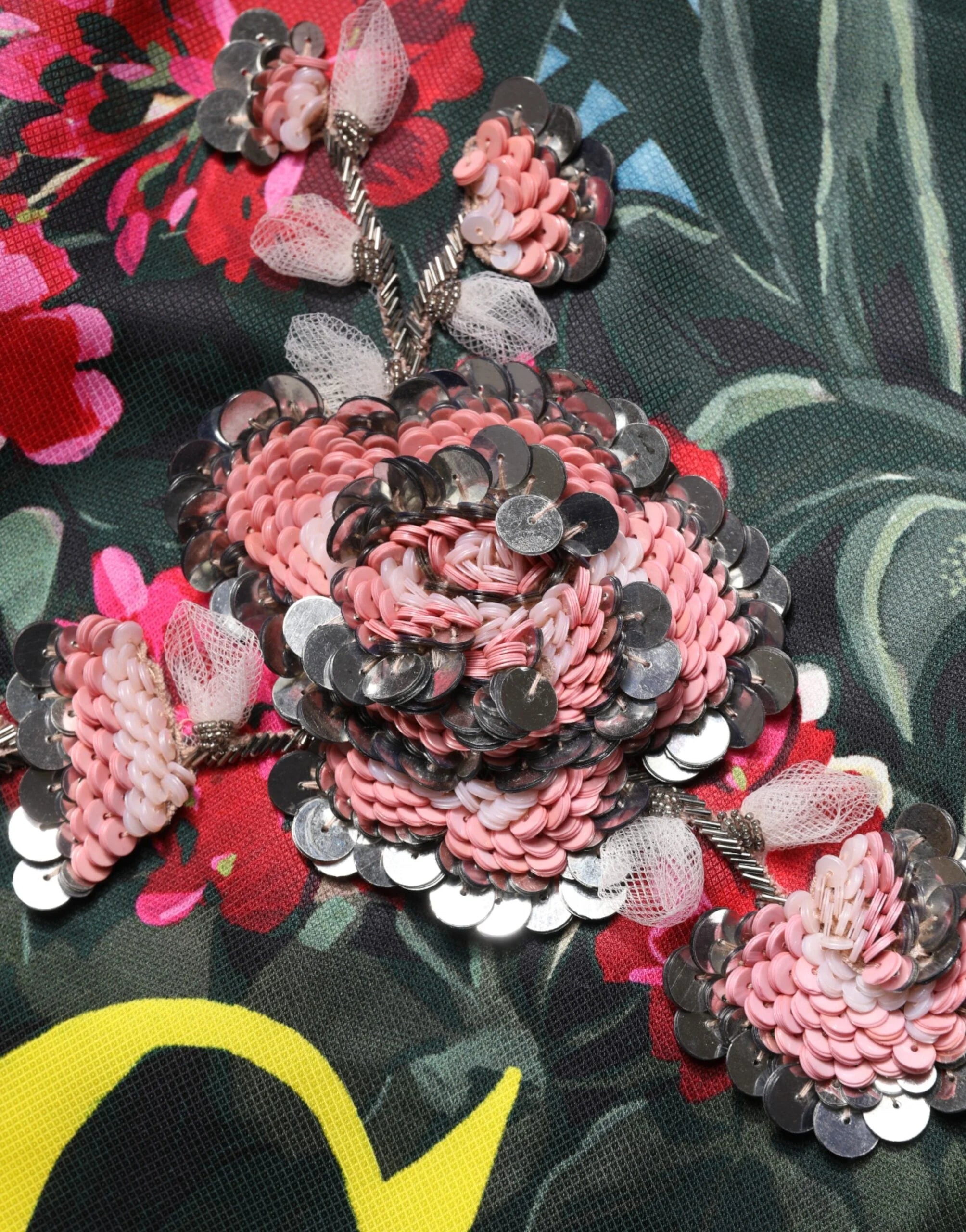 Dolce & Gabbana Multicolor Crystal Embellished A-line Mini Dress - IT38 | XS - Dresses