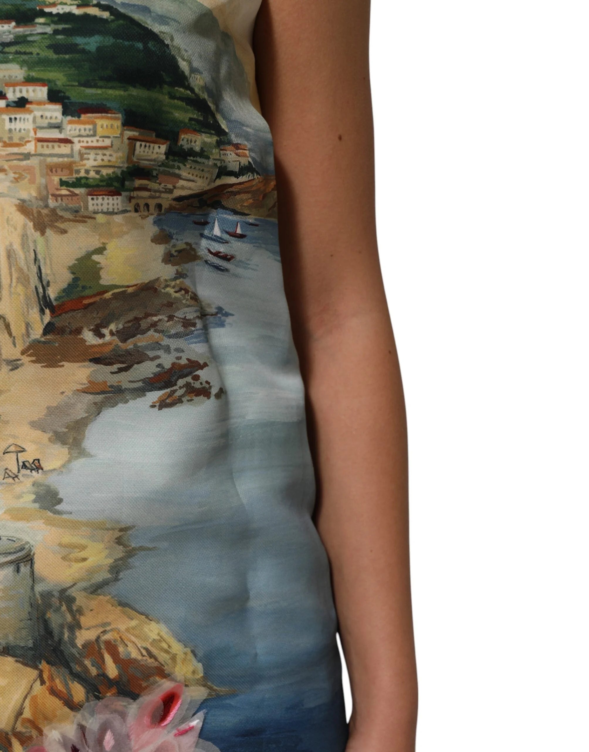 Dolce & Gabbana Multicolor Crystal Embellished Mini Dress - Dresses