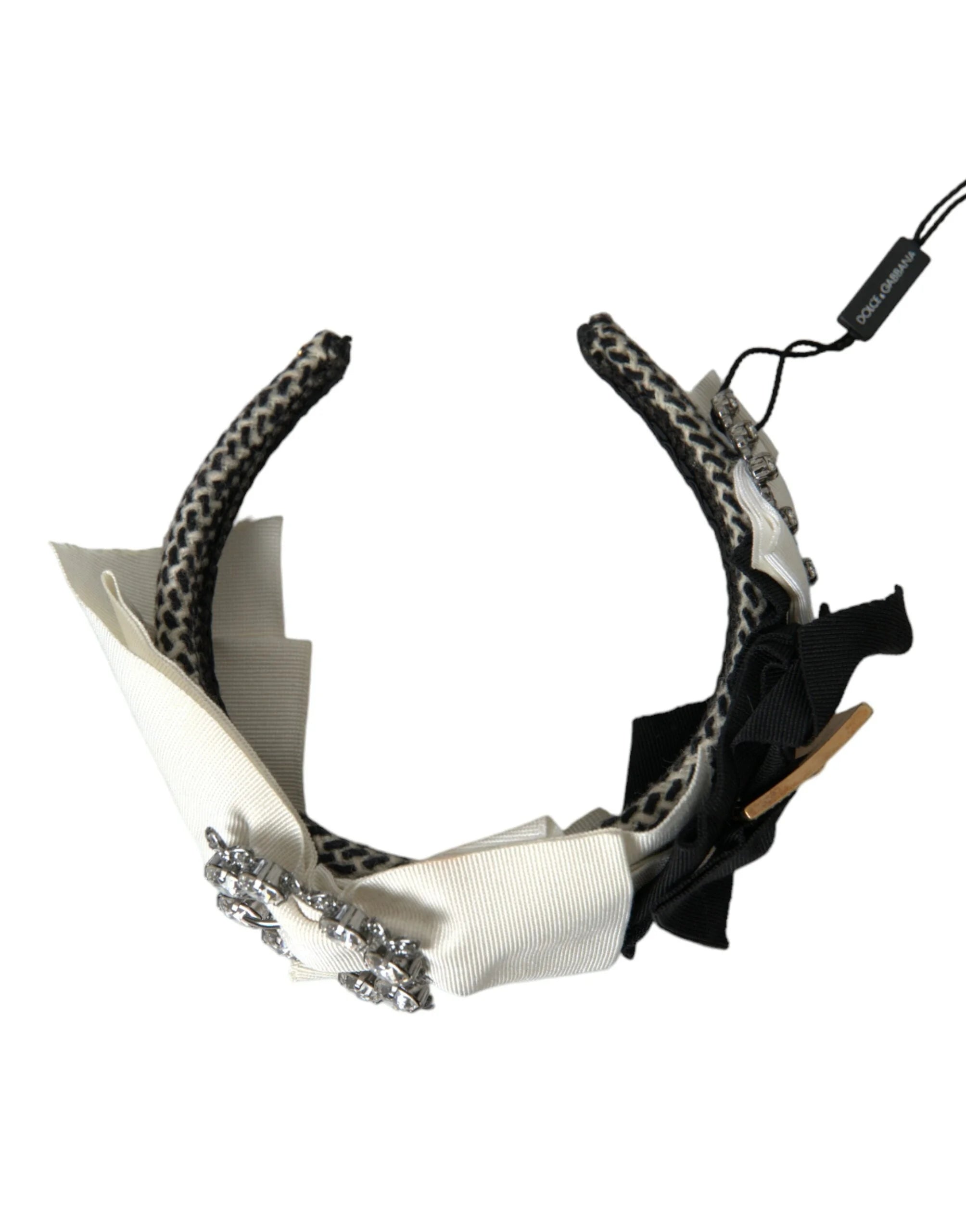 Dolce & Gabbana Multicolor Crystal Embellished Women Headband Diadem - Headbands