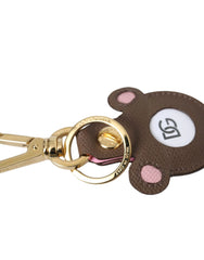 Dolce & Gabbana Multicolor Dauphine Calfskin DG Logo Keyring Keychain - Keychains