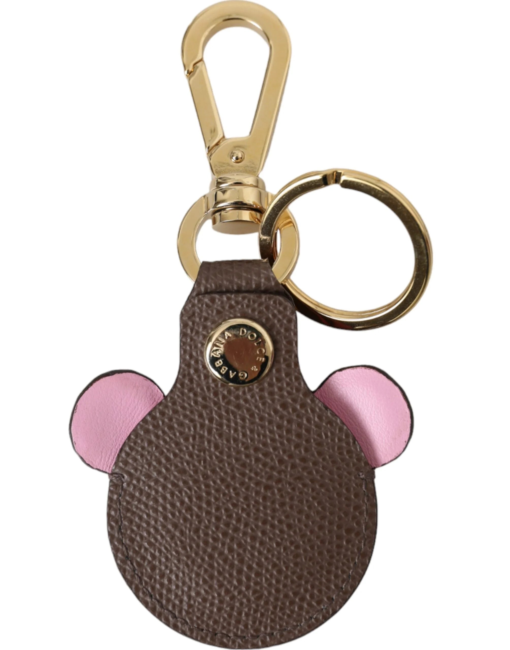 Dolce & Gabbana Multicolor Dauphine Calfskin DG Logo Keyring Keychain - Keychains
