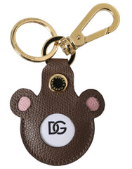 Dolce & Gabbana Multicolor Dauphine Calfskin DG Logo Keyring Keychain - Keychains
