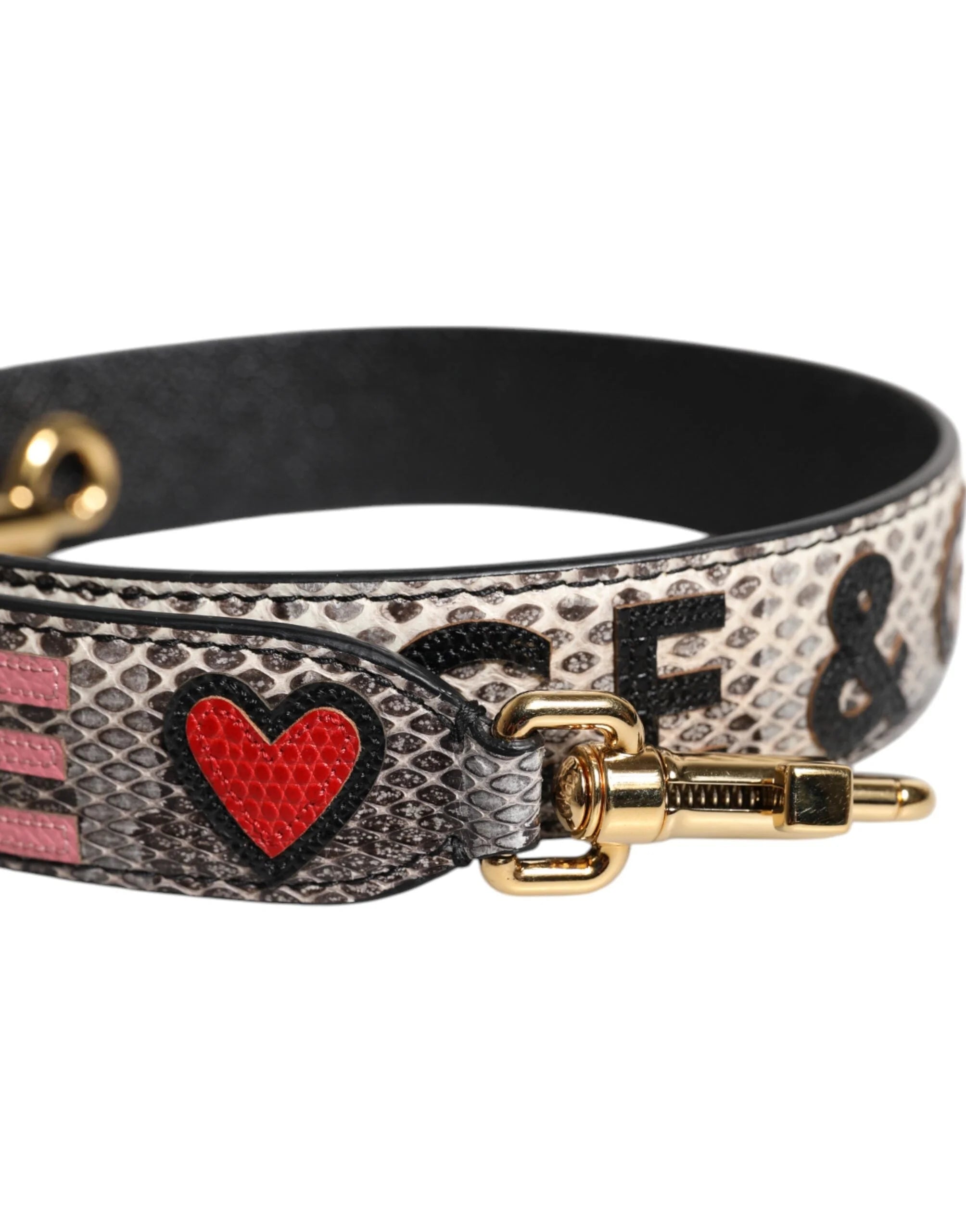 Dolce & Gabbana Multicolor DG AMORE Patch Bag Shoulder Strap - Handbag & Wallet Accessories