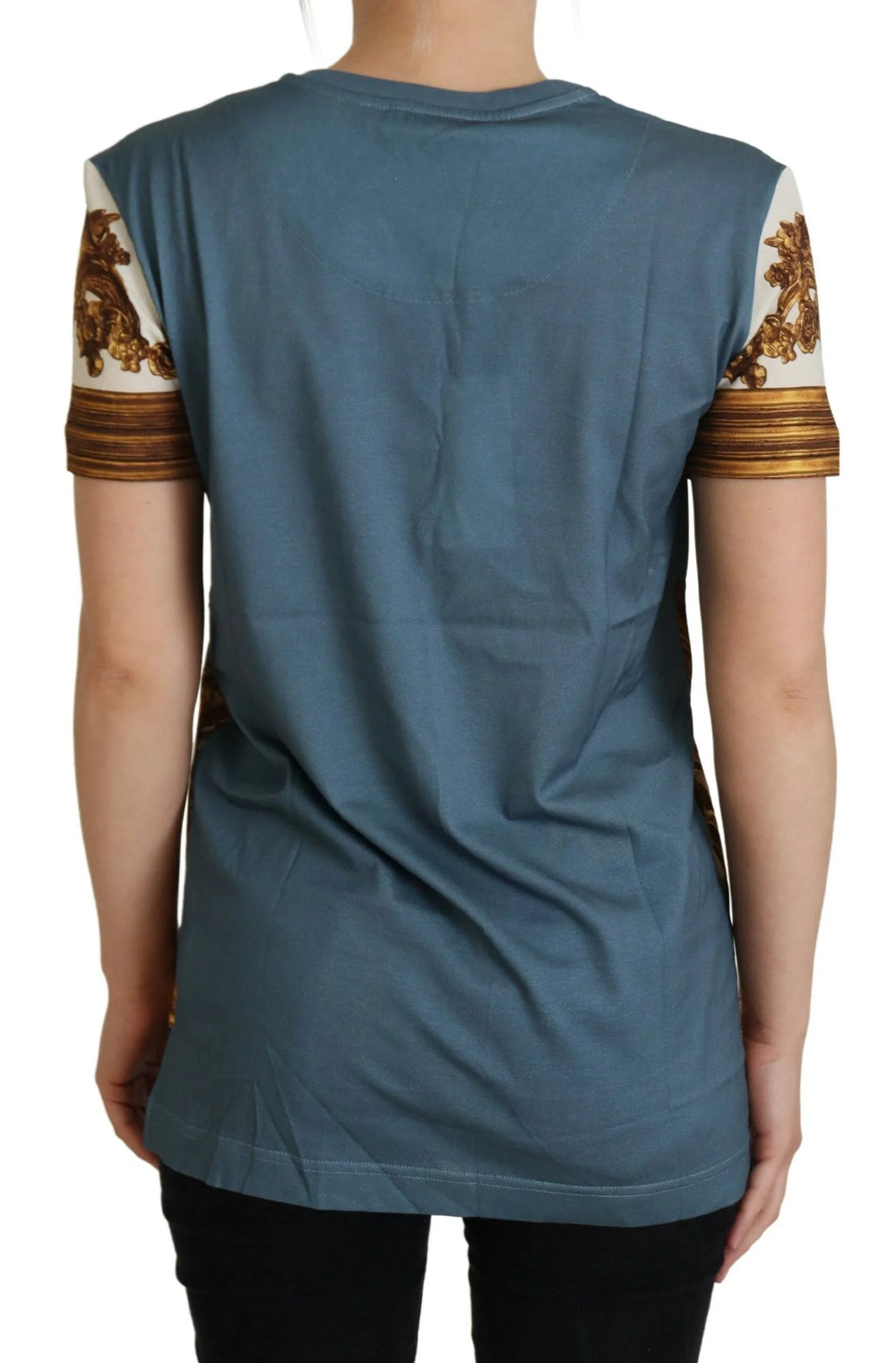 Dolce & Gabbana Multicolor DG Logo Angel Printed Shirt Top - IT36|XXS - T-Shirts