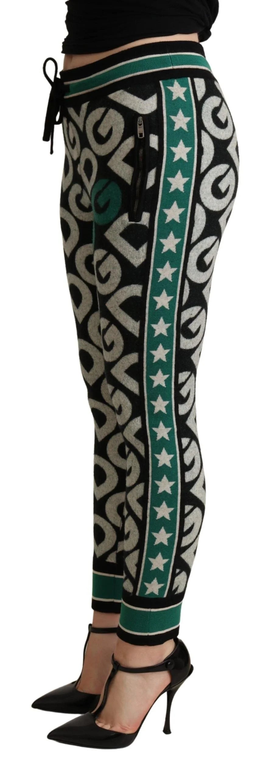 Dolce & Gabbana Multicolor DG Mania Joggers Sweatpants - IT36 | XS - Joggers