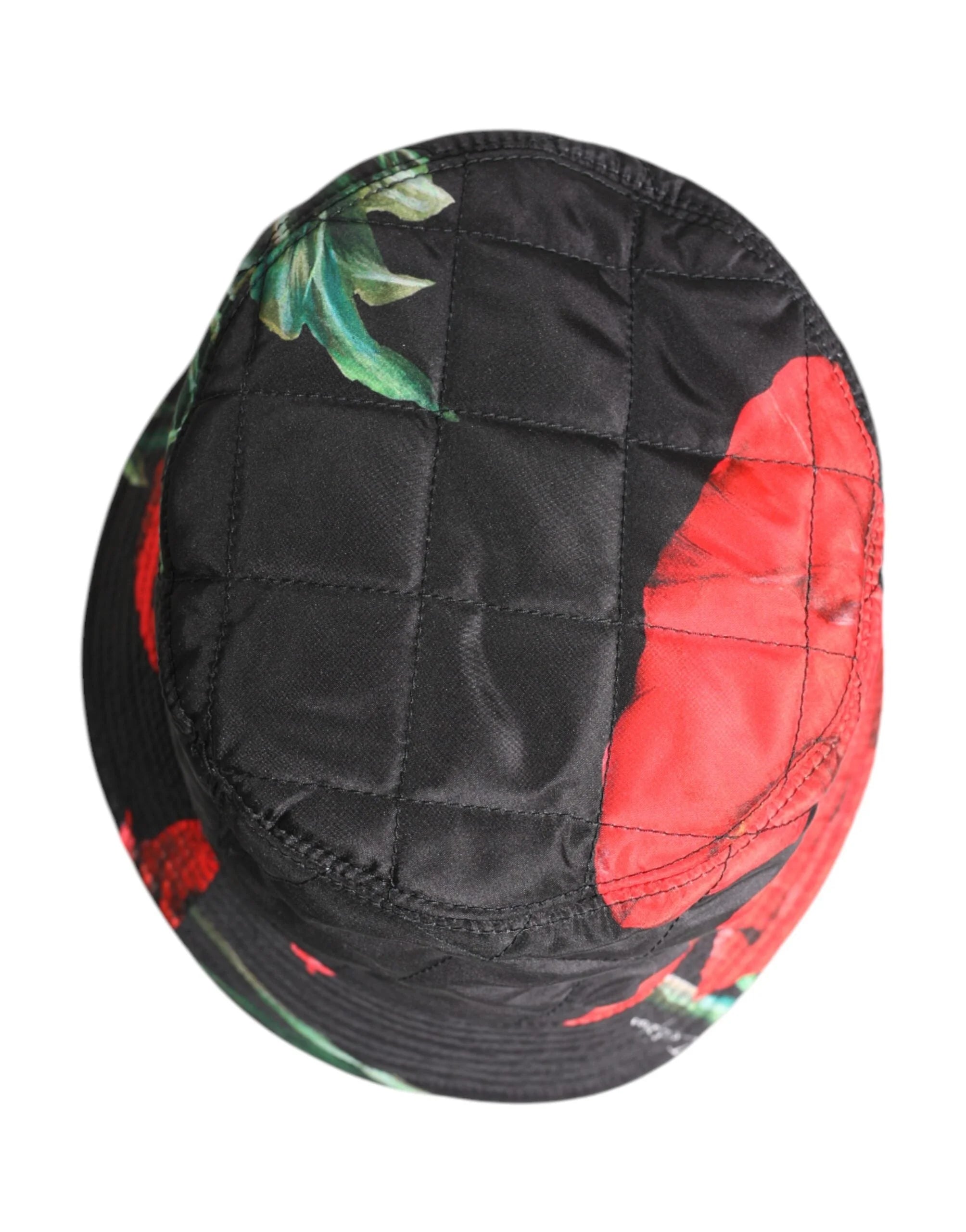Dolce & Gabbana Multicolor DG Plaque Wide Brim Bucket Hat - 57 cm|S