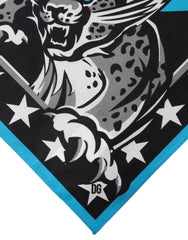 Dolce & Gabbana Multicolor DG Royals Square Foulard 51.5cm x 51cm Scarf