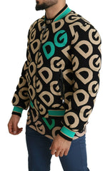 Dolce & Gabbana Multicolor DGMILLENNIALS Logo Print Jacket - IT48 | M - Bomber Jackets