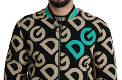Dolce & Gabbana Multicolor DGMILLENNIALS Logo Print Jacket - IT48 | M - Bomber Jackets