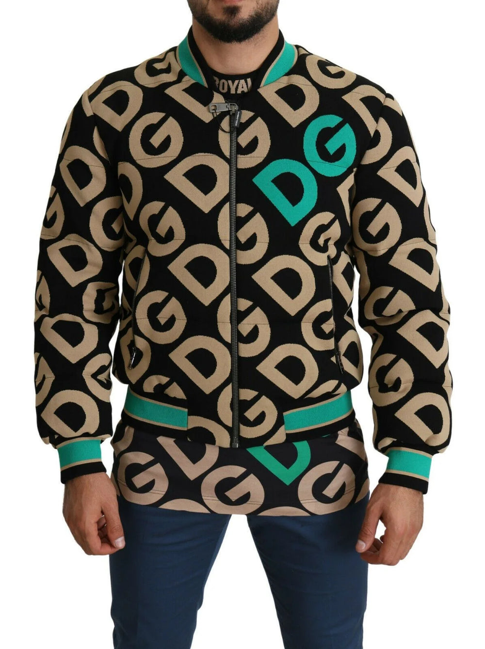 Dolce & Gabbana Multicolor DGMILLENNIALS Logo Print Jacket - IT48 | M - Bomber Jackets