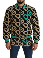 Dolce & Gabbana Multicolor DGMILLENNIALS Logo Print Jacket - IT48 | M - Bomber Jackets