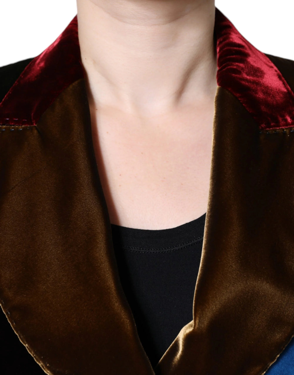 Dolce & Gabbana Multicolor Double Breasted Patchwork Blazer Jacket - IT40|S - Sport Jackets