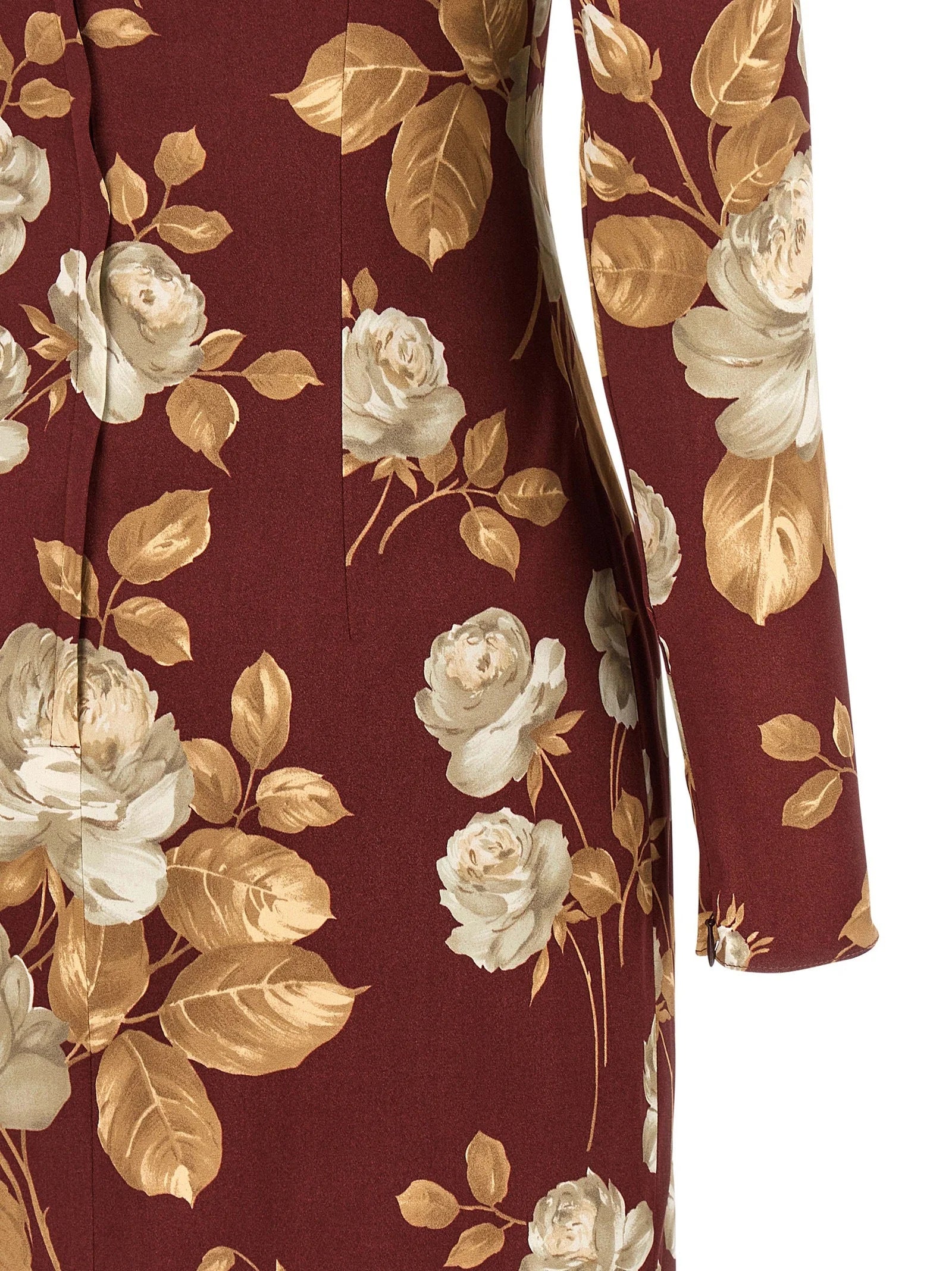 Dolce & Gabbana Multicolor Elastane Midi Dress - IT38
