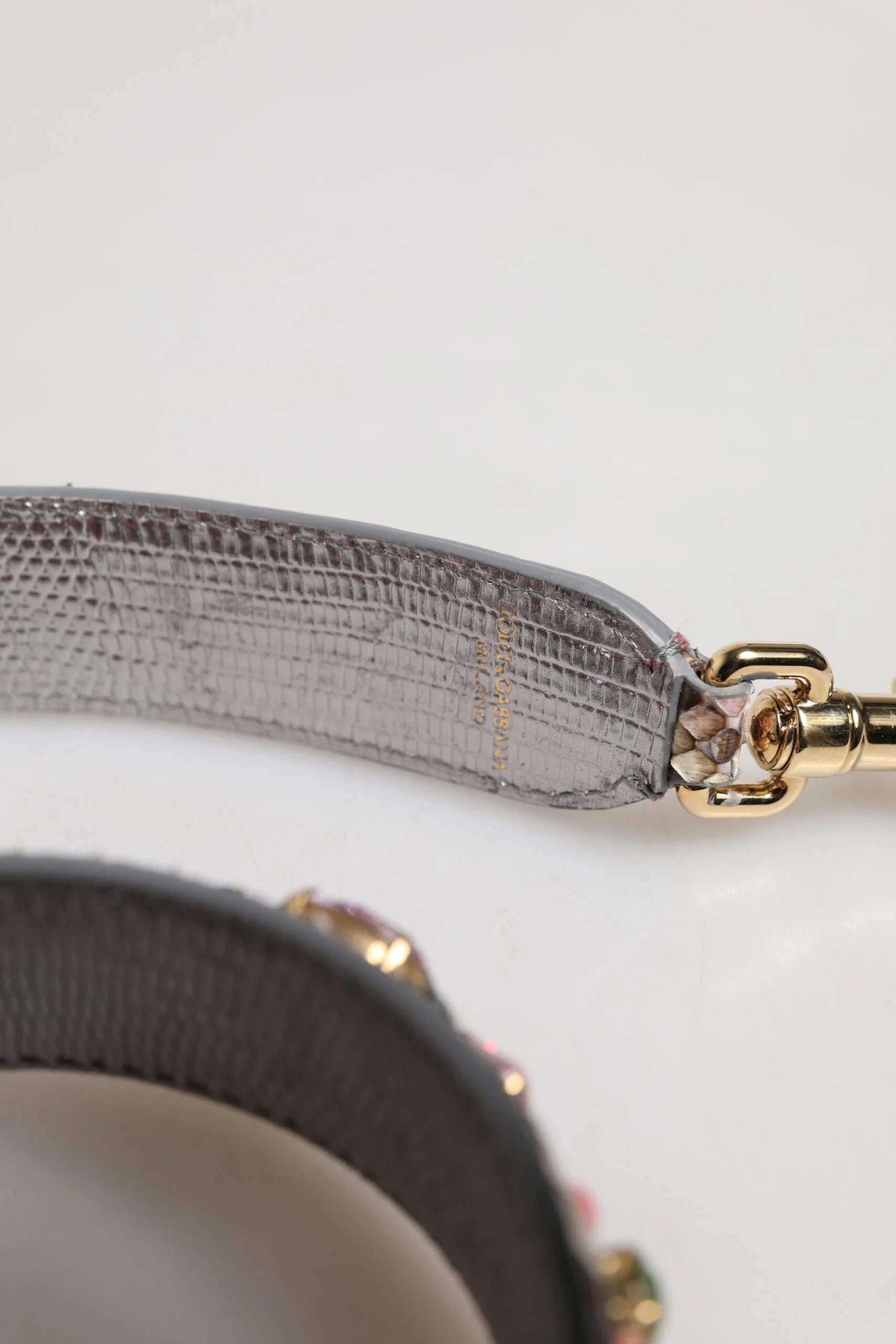 Dolce & Gabbana Multicolor Embellished Handbag Shoulder Strap - Handbag & Wallet Accessories