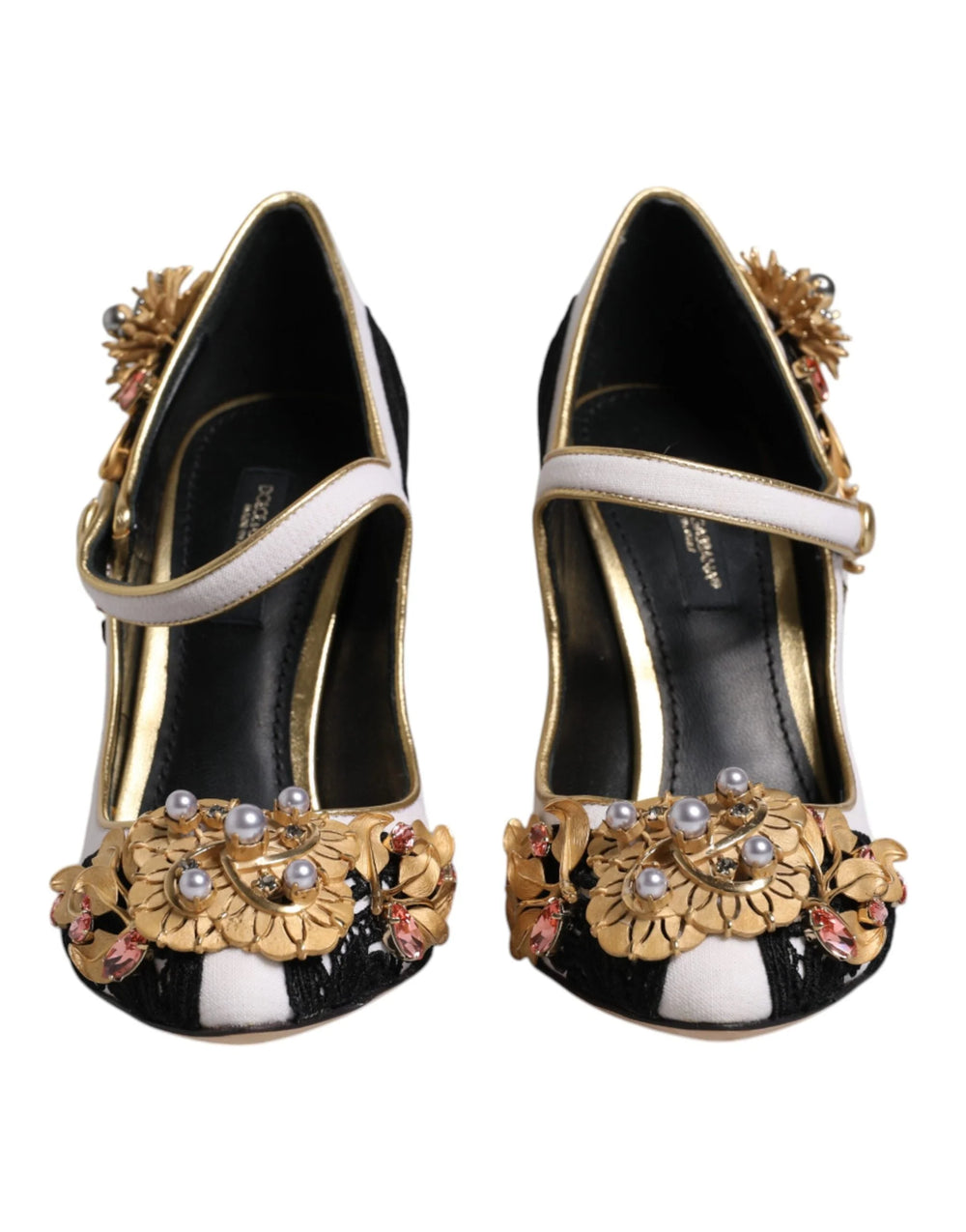Dolce & Gabbana Multicolor Embellished Heels Pumps Shoes - EU35.5/US5