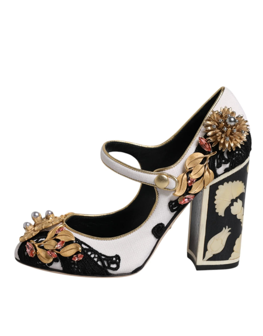Dolce & Gabbana Multicolor Embellished Heels Pumps Shoes - EU35.5/US5