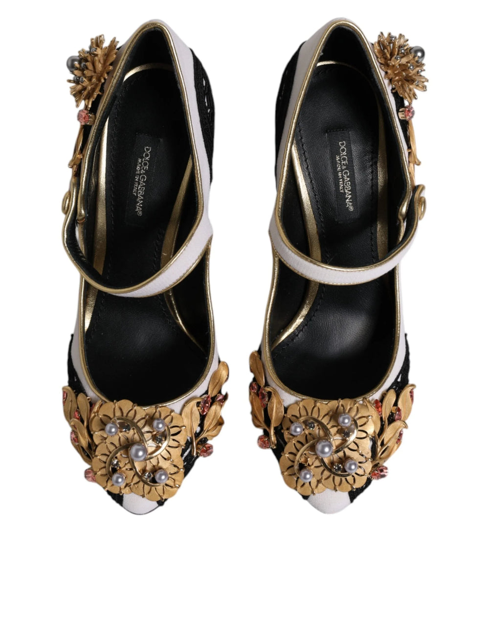 Dolce & Gabbana Multicolor Embellished Heels Pumps Shoes - EU35.5/US5