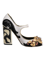 Dolce & Gabbana Multicolor Embellished Heels Pumps Shoes - EU35.5/US5 - Heels
