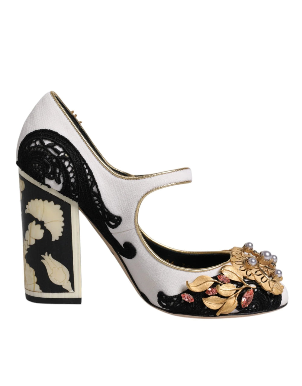 Dolce & Gabbana Multicolor Embellished Heels Pumps Shoes - EU35.5/US5