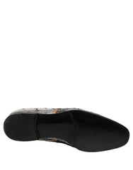 Loafers Dolce & Gabbana, wielokolorowy haft i cekiny, rozmiar EU43/US10