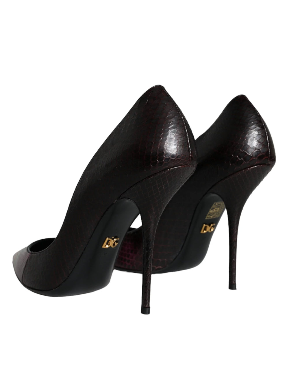 Dolce & Gabbana Multicolor Exotic Leather Heels Pumps Shoes - Heels